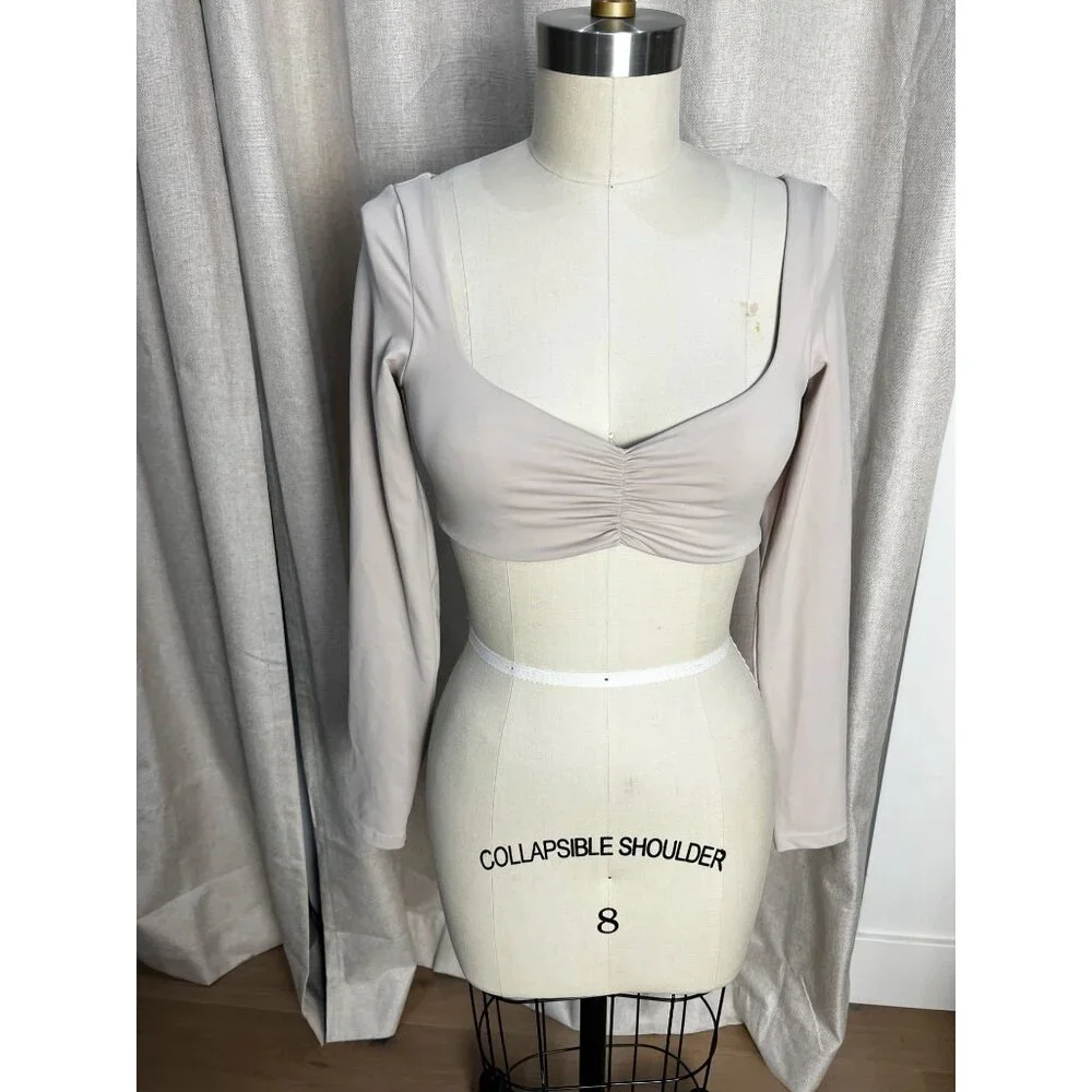 CSB Form Margo L/S Top Sz M Fawn - Picture 4 of 8